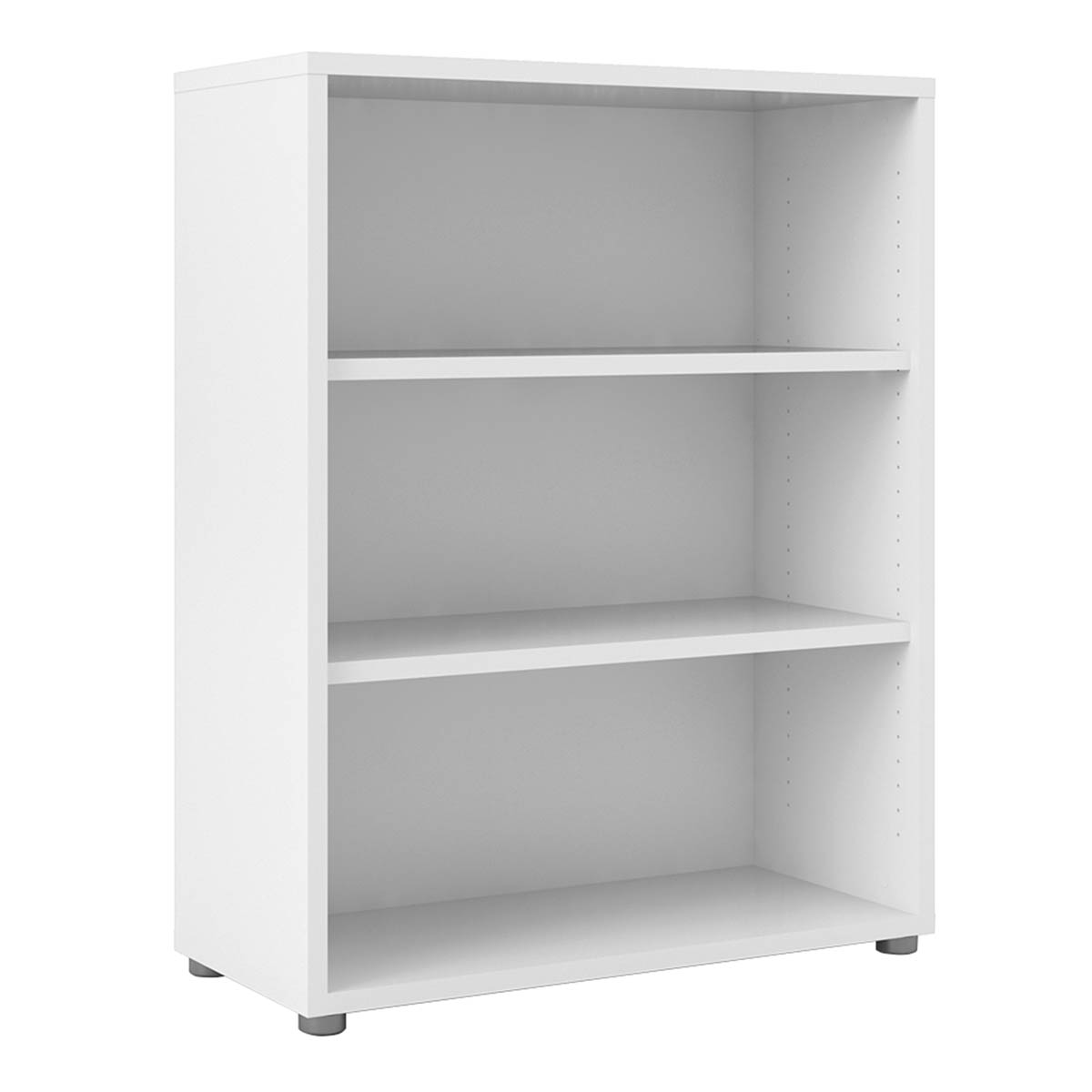 Prima Bookcase 2 Shelves White